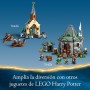 LEGO Harry Potter Lechucería del Castillo de Hogwarts de Juguete, Juego de Aventuras con Figuras de Animales y 3 Personajes,