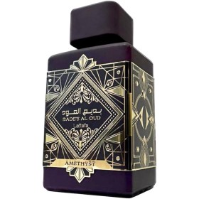 Lattafa Bade'e Al Oud Amethyst 100 ML, Fragancia Árabe Floral, Sello de Calidad Made in Dubai, Aroma de larga Duración