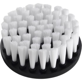 Sumsoctober Cepillo de limpieza de 4 pulgadas para taladros eléctricos para alfombras, azulejos, cuero y tapicería