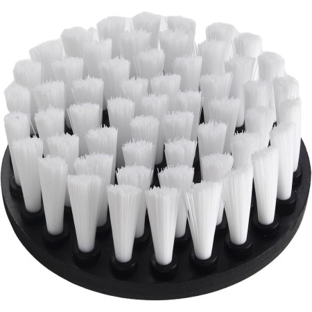 Sumsoctober Cepillo de limpieza de 4 pulgadas para taladros eléctricos para alfombras, azulejos, cuero y tapicería