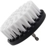 Sumsoctober Cepillo de limpieza de 4 pulgadas para taladros eléctricos para alfombras, azulejos, cuero y tapicería