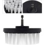 Sumsoctober Cepillo de limpieza de 4 pulgadas para taladros eléctricos para alfombras, azulejos, cuero y tapicería