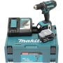 Makita DDF482RFJ drill Negro, Azul 1900 RPM 1,5 kg - Taladro eléctrico (1900 RPM, 1,3 cm, 3,8 cm, 36 Nm, 62 Nm, 600 RPM)