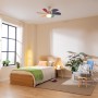 Cecotec EnergySilence Aero 360 Ceiling Fan with Light, 50 W, Low Consumption, Diameter 91 cm, 6 Reversible Blades, 3 Speeds,