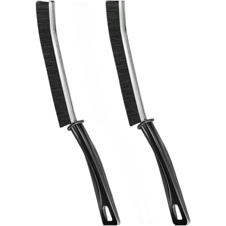 TPZORJX 2PCS Cepillo de Limpieza de Grietas de Cerdas Duras, Cepillo Limpiador Cerdas Duras Multifuncional, para limpieza
