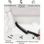TPZORJX 2PCS Cepillo de Limpieza de Grietas de Cerdas Duras, Cepillo Limpiador Cerdas Duras Multifuncional, para limpieza