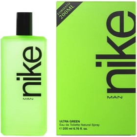 NIKE - Ultra Green, Colonia Hombre, 200 ml, Perfume Formato Spray, Eau de Toilette Natural y Masculina. Aroma Amaderado