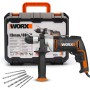 WORX | Taladro percutor 810W | WX318 | 3.000 r.p.m | 48.000 i.p.m | portabrocas de 13mm | control de velocidad variable |