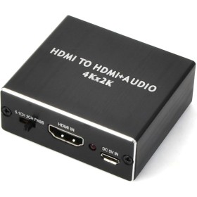 4K x 2K Convertidor de Audio HDMI, Extractor de Audio HDMI, Divisor de Audio HDMI a HDMI Audio, HDMI Audio Converter, Óptical