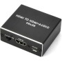 4K x 2K Convertidor de Audio HDMI, Extractor de Audio HDMI, Divisor de Audio HDMI a HDMI Audio, HDMI Audio Converter, Óptical