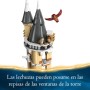 LEGO Harry Potter Lechucería del Castillo de Hogwarts de Juguete, Juego de Aventuras con Figuras de Animales y 3 Personajes,