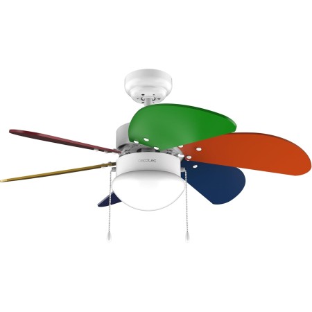Cecotec EnergySilence Aero 360 Ceiling Fan with Light, 50 W, Low Consumption, Diameter 91 cm, 6 Reversible Blades, 3 Speeds,