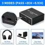 4K x 2K Convertidor de Audio HDMI, Extractor de Audio HDMI, Divisor de Audio HDMI a HDMI Audio, HDMI Audio Converter, Óptical