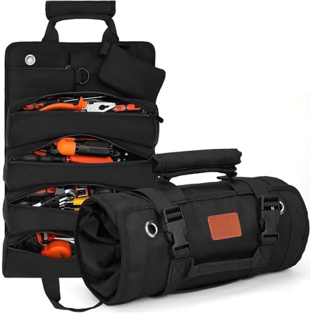 JSTHHTT Hardware Tools Bag Bolsa de Herramientas Pequeña, Bolsa Herramientas Electricista, Bolsa Porta Herramientas de Tejido