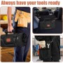 JSTHHTT Hardware Tools Bag Bolsa de Herramientas Pequeña, Bolsa Herramientas Electricista, Bolsa Porta Herramientas de Tejido