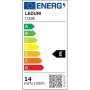 LEDUNI Ceiling Fan with LED Light 18W, DC Motor 30W Quiet, Energy Saving and Large Air Volume, Remote Control for Kitchen,