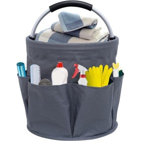 XEERUN Cesta de herramientas independiente, organizador de productos de limpieza, bolsa de limpieza portátil, bolsa de limpieza