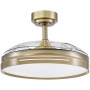 FABRILAMP AKUNADECOR Fan Dc Model Micenas L Golden With Led 72 W