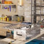 HOMCOM Caja de Herramientas de Aluminio con Tapa Abatible Asas Retráctiles Laterales Gran Compartimento y Cierre con Llave