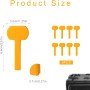 8 Piezas Insertos Anti-Bamboleo, para Unidad de Cajón DeWalt ToughSystem 2.0, Insertos Estabilizadores para Evitar el Tambaleo