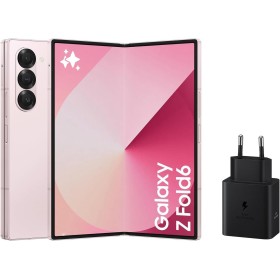 Samsung Galaxy Z Fold6 256 GB + Cargador - Teléfono Móvil con IA, Smartphone Android Libre, Cámara 50 MP, Pantalla Grande,
