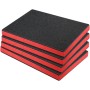 ＡＷＨＡＯ 4pcs Caja de Herramientas Insertos de Espuma Caja de Herramientas Financi, Espuma para Herramientas, 40cmx30cmx2.5cm