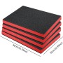 ＡＷＨＡＯ 4pcs Caja de Herramientas Insertos de Espuma Caja de Herramientas Financi, Espuma para Herramientas, 40cmx30cmx2.5cm