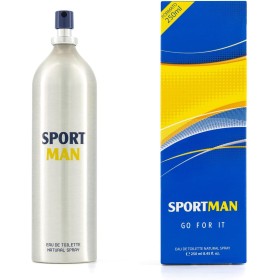 SPORTMAN - Go For It 250 ml, Perfume Hombre en Formato Spray, Eau de Toilette Masculina, Deportiva y Cítrica de Larga Duración