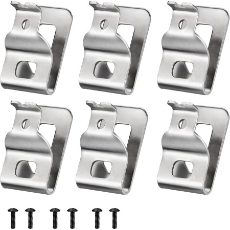 Ganchos de clip para cinturón, clips para herramientas de taladro de 20 V, clip de cinturón compatible con Dewalt N268241,