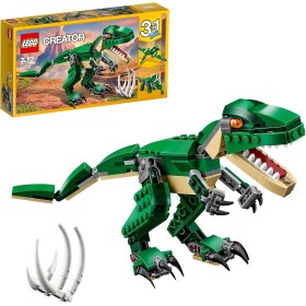 LEGO 31058 Creator 3en1 Grandes dinosaurios, Set de Construcción, T-Rex, Pterodáctilo y Triceratops, Animales de Juguete para