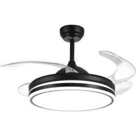 BEL AIR HOME - Ceiling Fan - DC Motor and Pull-Down Blades - LED Light 36W (3000K, 4000K, 6500K) - Remote Control Included
