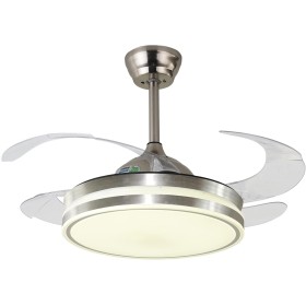 BEL AIR HOME - ASGARD Ceiling Fan with DC Motor and Pull-Down Blades with LED Light 36W (3000K, 4000K, 6500K) with Remote