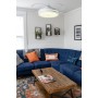 BEL AIR HOME - RAGNAR Ceiling Fan with DC Motor and Pull-Down Blades with LED Light 36W (3000K, 4000K, 6500K) with Remote