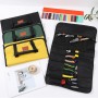 Bolsa de rollo de herramientas de alto rendimiento, organizadores, bolsa de almacenamiento, tela Oxford impermeable para