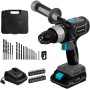 Cecotec Taladro Atornillador, Perforador y Percutor de Batería CecoRaptor Perfect ImpactDrill 2024 Advance. Batería de 24V y