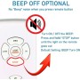 QIACHIP Ceiling Fan Remote Control with 3 Speeds, Light Control and 4 Timers for Ceiling Fan Lamp 220V 230V for Home Office
