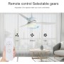 QIACHIP Ceiling Fan Remote Control with 3 Speeds, Light Control and 4 Timers for Ceiling Fan Lamp 220V 230V for Home Office