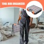 Organizador de piezas pequeñas, caja organizadora de tornillos, 34 compartimentos, doble cara, piezas organizadoras con