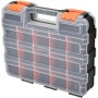 Organizador de piezas pequeñas, caja organizadora de tornillos, 34 compartimentos, doble cara, piezas organizadoras con