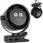 Portable Clip Fan, Mini USB Rechargeable Fans, 720 Degree Rotation, 5 Speeds with LED Display, Quiet Table Fan for Office, Home,