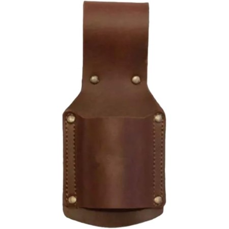 Soporte de cuero diseñado para mantener tu hacha o martillo seguro durante las actividades (negro)