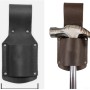 Soporte de cuero diseñado para mantener tu hacha o martillo seguro durante las actividades (negro)