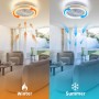 activeallbrite Ceiling Fans, DC Motor 20W, Adjustable Wind Speed with Remote Control, Suitable Bedroom, Children's Room.