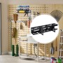 shuhauk Soporte de calafateo para montaje en pared de tubo de calafateo manual, estante de almacenamiento de metal para tubos de