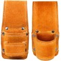 Bolsa de cuero para cinturón de herramientas, para soporte duradero de martillo de cuero vacuno para cinturón, práctico