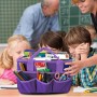 Teacher Tote Bag, Oxford Cloth Organizer, Large Tote with Multiple Pockets, Stationery and Supplies Storage Bag for Classroom,