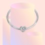 LaMenars - Colgante de perlas de plata de ley 925 con corazón de amor, feliz aniversario, dibujado a mano, con circonita cúbica,
