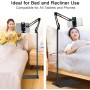 SAMHOUSING Soporte de Suelo para Tableta, Ajustable Universal Giratorio de 360 Grados, Soporte de teléfono para