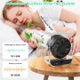 Dreamhigh® Ventilador Portatil USB, Ventilador Pequeño con Pantalla LED, 6 Velocidades, Mini Fans Silencioso(15dB) para Oficina,