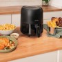 Cecotec Freidora de Aire sin Aceite de 3 L Cecofry Fantastik 3000 Air Fryer 1000 W, Digital, Tecnología PerfectCook, Diseño
